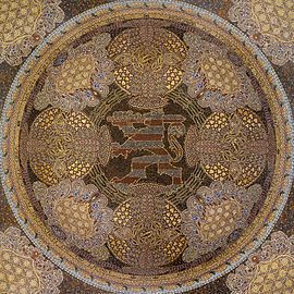 Roof mosaic, exhibition building, Mathildenhöhe, Darmstadt