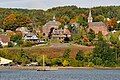 Bayfield, Wisconsin seen from the harbor