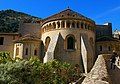 Romanesque apse of Saint-Guilhem-le-Désert, in Hérault, France - the monastery William of Gellone founded in 804 and entered in 806.