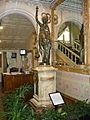 Cliffe Castle Museum, exhibition clock in vestibule.