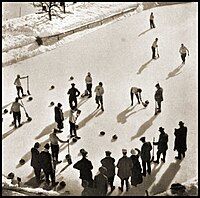 Ward Muir, Curling at Kandersteg, Switzerland, c. 1914