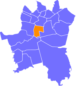 Location within Katowice