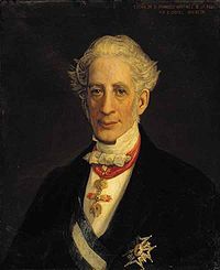 A portrait of Francisco Martínez de la Rosa