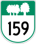 Route 159 marker