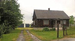 A wooden house in Samowicze