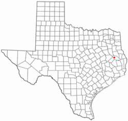 Location of Hudson, Texas