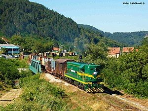 Serbian freight train