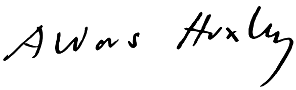 File:Aldous Huxley signature.svg