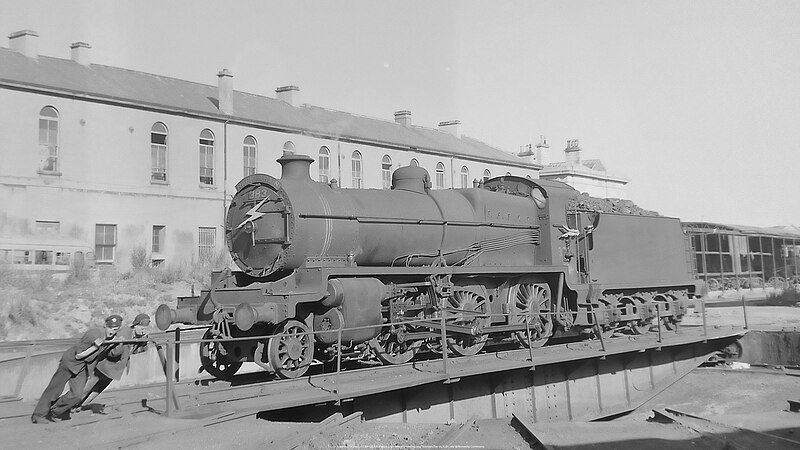 File:CIE-Coras-Iompair-Eireann-Steam-383-Broadstone-1955-Irish-LM-attributed.jpg