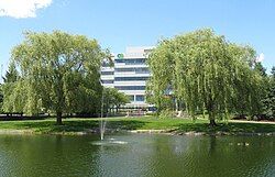 Headquarters of CA Technologies, located in Islandia, as seen in 2009