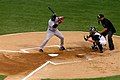 Image 24David Ortiz, the batter, awaiting a pitch, with the catcher and umpire (from Baseball)