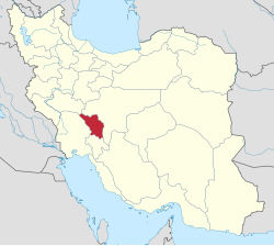 Location of Chaharmahal and Bakhtiari province in Iran