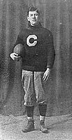 Jim Thorpe in his Carlisle Indians football uniform. c. 1909