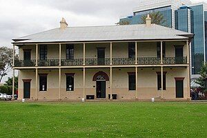 The main barracks block