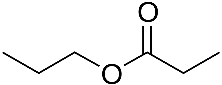 File:Propyl propanoate.svg