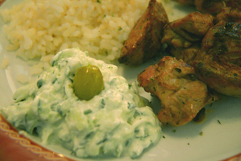 File:Tzatziki-Kebab-Rice.jpg