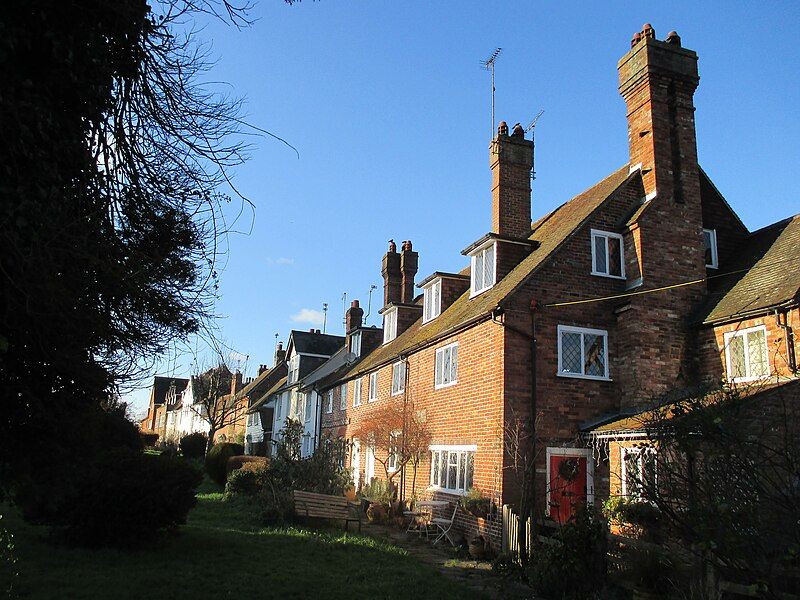 File:Alongside Cowfold churchyard.JPG