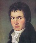 Beethoven, portrait by Mähler, c. 1805