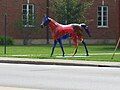 Statue titled Casablanca in Lexington, KY.