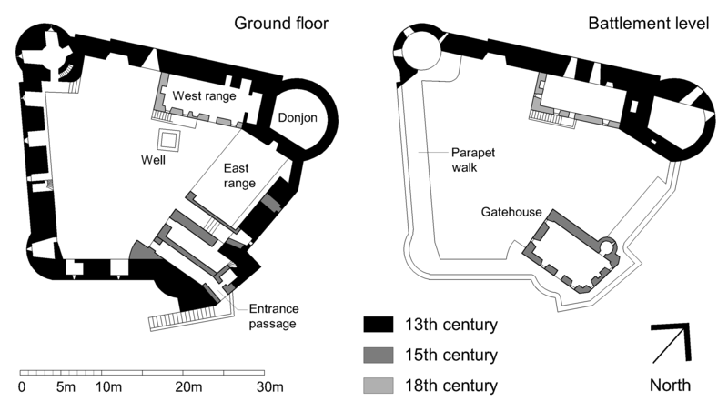 File:Dunstaffnage Castle plan.png