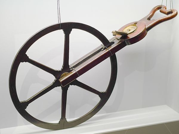 Surveyor's wheel, London (around 1760)