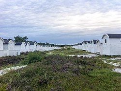 Beach huts by Ljunghusen beach