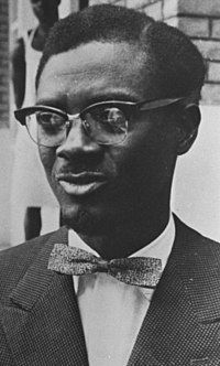 Photograph of Patrice Lumumba in 1960