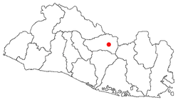 Location of Sensuntepeque