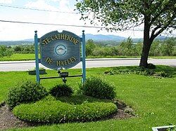 Entrance of Sainte-Catherine-de-Hatley