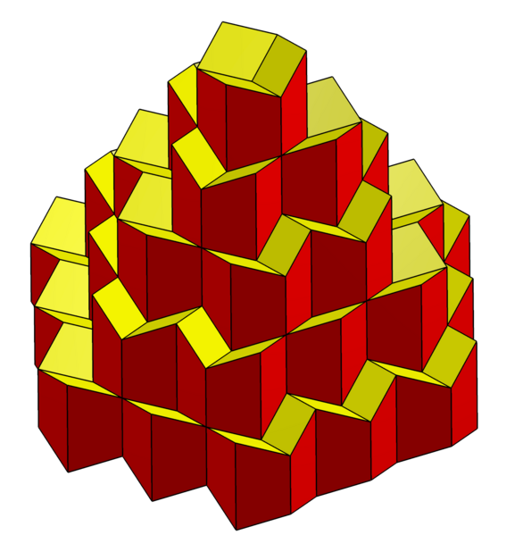 File:Trapezo-rhombic dodecahedron-concave honeycomb.png