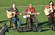 Archie Roach (centre), May 2016