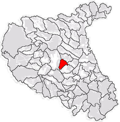 Location in Vrancea County