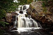 Chapman Falls in Devil's Hopyard State Park.