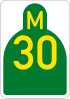 Metropolitan route M30 shield