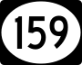 Highway 159 marker