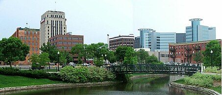 Kalamazoo, the twentieth largest city in Michigan by population