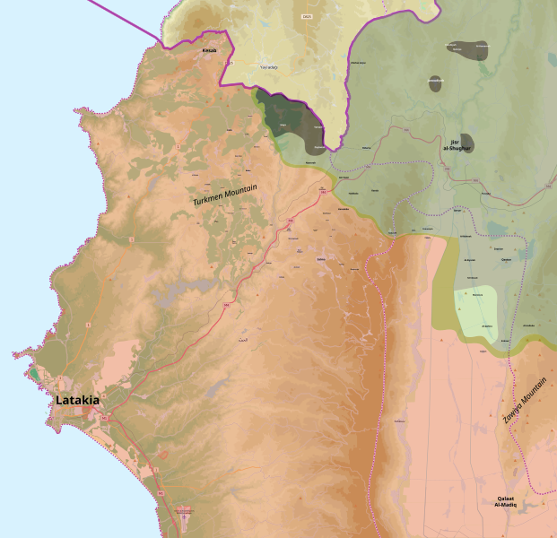 File:Latakia-Idlib Clashes (2021).svg