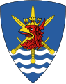 Szczecin griffin used in the emblem of Multinational Corps Northeast.