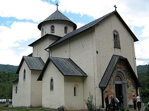 Morača Monastery by Prince Stefan Vukanović Nemanjić in Montenegro, 1252