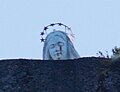 Statue of Notre Dame du Saguenay along the Saguenay Fjord, Canada, with a tear in her eye