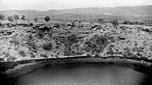 View of Montezuma Well from 1887