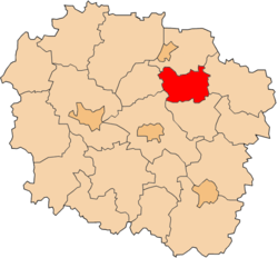 Location within the voivodeship