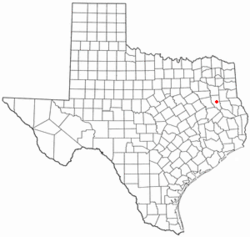 Location of Rusk, Texas