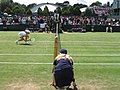 Image 19Wimbledon ball girl at the net, 2007 (from Wimbledon Championships)