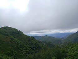 Mountains in Mengga Town.