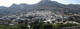 Panoramic view of Apeiranthos from the East