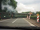 Train with buffet car