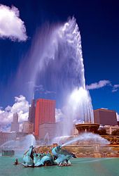 Buckingham Fountain in Grant Park