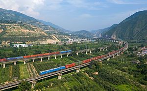 China Railways freight trains