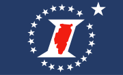 Illinois Sesquicentennial flag